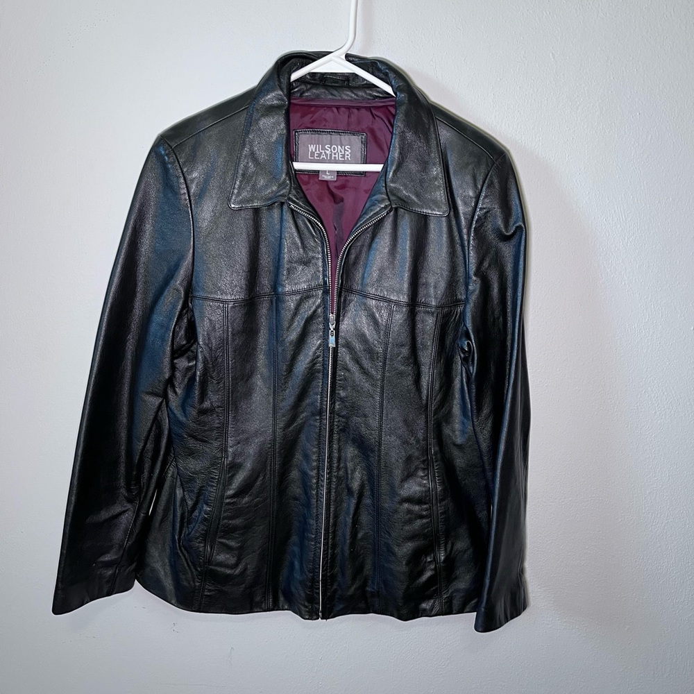Wilsons Leather Black Jacket